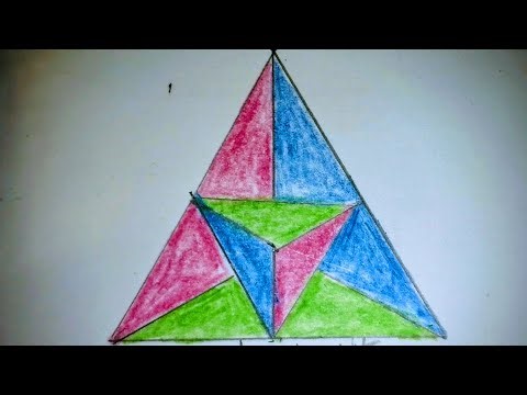 Illusion Triangle | 3D Pencil Drawing | Amazing Optical Art