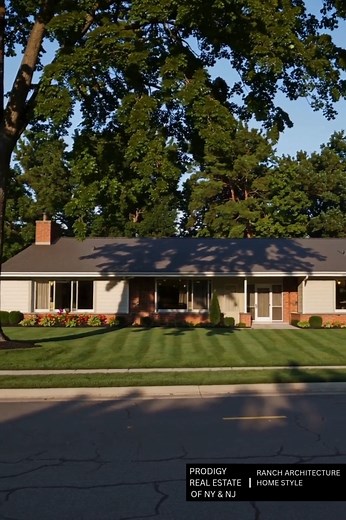 Discover the timeless appeal of Ranch-style homes—where single-story ease, open layouts, and classic charm create the perfect blend of comfort and functionality. 🏡🌿 #RanchStyle #MidCenturyDesign #SuburbanCharm #TimelessLiving | Prodigy Real Estate of NY & NJ