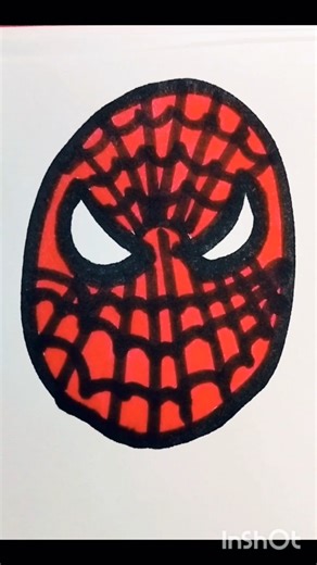 Easy Spiderman Mask Drawing 🕷️ | Step by Step Drawing | Like 👍 Share & Subscribe