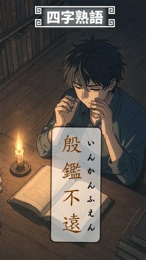 四字熟語で語感アップ｜《殷鑑不遠（いんかんふえん）》