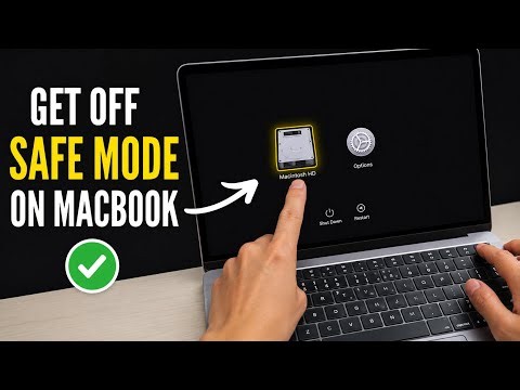 How to get off SAFE MODE on MacBook