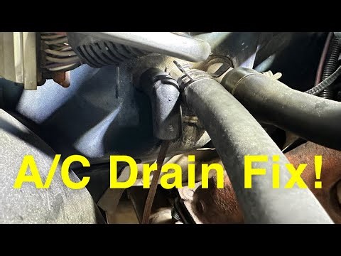 A/C drain fix!