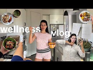 wellness vlog | my health routines, morning & night rituals, skincare, workouts
