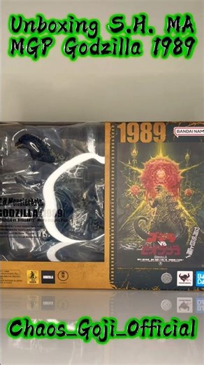 Unboxing SHMA MGP Godzilla 1989 #godzilla #godzillaactionfigures #unboxing #shmonsterarts