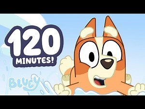 Having Fun on the Slide! 🤩 | 2 HOURS of the Best Bluey and Bingo Clips 💙 | Compilation | Bluey