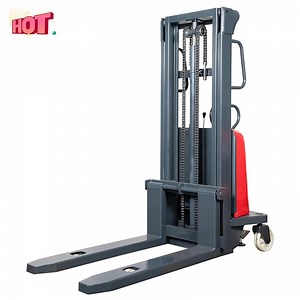 [Hot Item] Economical Semi-Electric Stacker Pallet Truck
