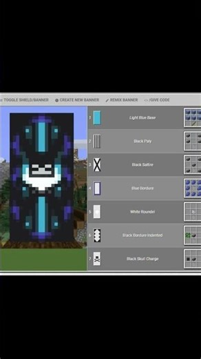 Minecraft Banner Designs 🫶🏻 Be sure to check out my TT Channel #banner #fyp #ideas #minecraft