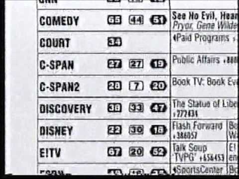 Channel Guide Commercial - 2002