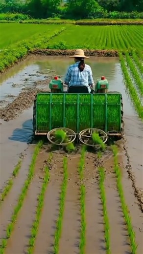 Smart Rice Farming with Modern Transplanting Technology 🌾🚜