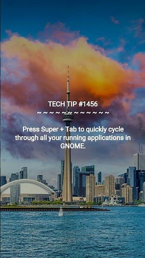 GNOME Keyboard Trick: Instant App Switching | 2025-11-18 | #Shorts #webdevelopmenttips