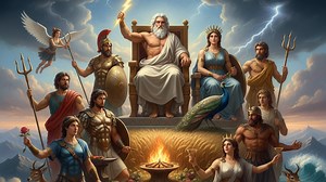 The Greek gods and goddesses