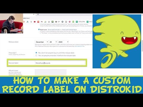 How to Create a Custom Record Label on DistroKid Tutorial