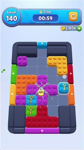 Color Block Jam 140 Solution Walkthrough