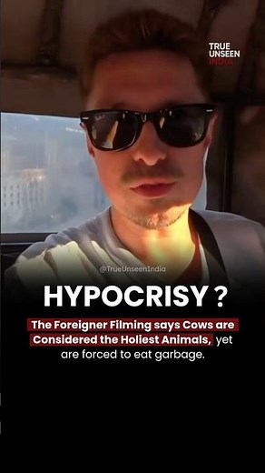 Disturbing Reality: Cows Forced to Eat Plastic Due to Human Negligence #civicsense #news