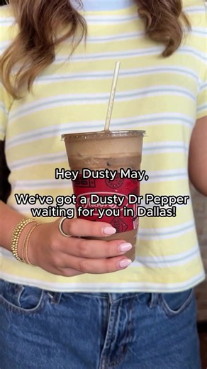 Welcome to Dallas, @coachdustymay 🤠 We heard about your love for a chocolate milk Dr Pepper combo... and honestly, you can make it here for just $1 and level it up to a float with FREE soft serve🥤🍦It’s not a dirty soda, it’s a Dusty soda! Order online or in the Jason’s Deli app, use code DollarDP, and swing by to see what the hype is all about. Valid on fountain Dr Pepper with online or app orders using code DollarDP through June 30.
