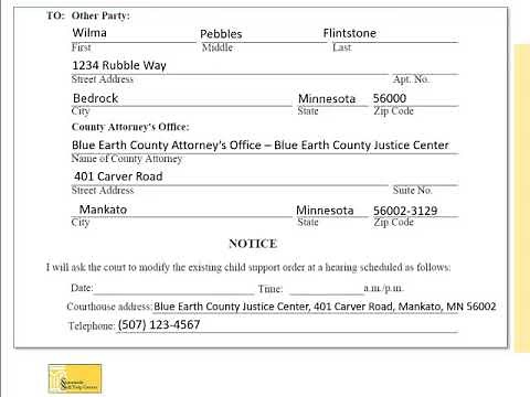 Chapter 2: Motion to Modify Child Support