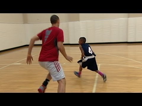 Short Varsity Basketball Player Schools the Bigger Kids