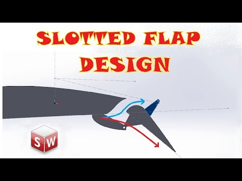 SLOTTED FLAP DESIGN IN SOLIDWORKS. Episode 3