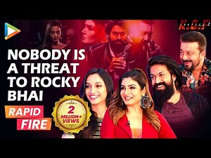 LAUGH RIOT- Yash, Sanjay, Raveena & Srinidhi's BLOCKBUSTER Rapid Fire |KGF-2 | Rocky | Adheera