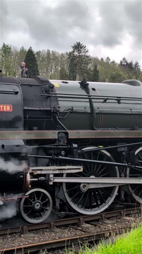 🚂🛞 Duke of Gloucester Wheel Slip #railway #trains #shorts