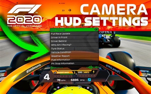 [中字] F1 2020 视角调整&屏幕显示设置教程 with Ben Tiametmarduk