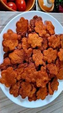 CRISPY TOMATO FLOWER CHIPS #snacks