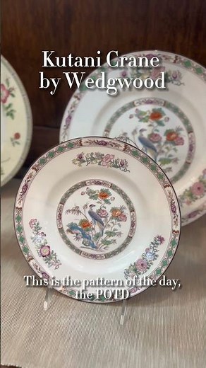 Kutani Crane by Wedgwood Pattern of the Day