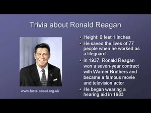 President Ronald Reagan Biography