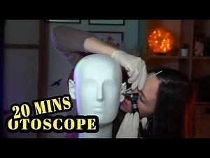 Ear ASMR 20 Mins Of OTOSCOPE Inspection For Sleep