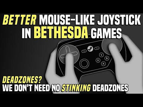 Better Mouse-Like Joystick in Bethesda Games - Steam Controller / Input Tutorial - Fallout / Skyrim