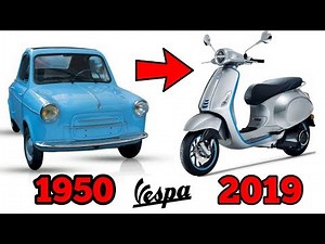 VESPA PIAGGIO EVOLUTION (1948 - NOW) // VESPA HISTORY // PIAGGIO