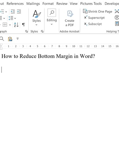 Stop wasting paper and fix your document layout! In this tutorial, I’ll show you exactly how to reduce the bottom margin in Microsoft Word using three fast methods. Detailed Breakdown:Whether you are trying to fit more text on a single page or fixing a weird gap caused by footer settings, this video has you covered. What you’ll learn: How to set precise custom margins in the Layout tab. The