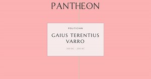 Gaius Terentius Varro Biography | Pantheon