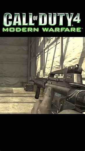 COD 4 vs MW remastered M4 reload #cod4 #mwremastered #gameplay