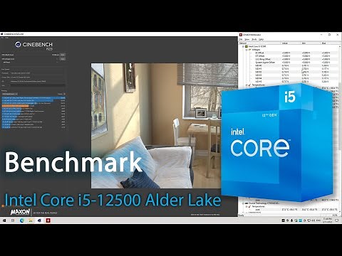 Intel Core i5-12500 Benchmark Cinebench R23 Results