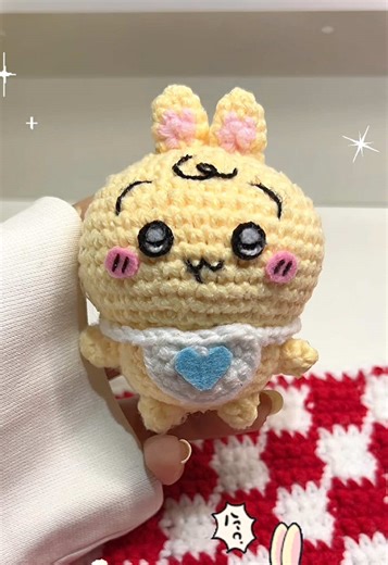 Adorable Crochet Baby Usagi Keychain Tutorial