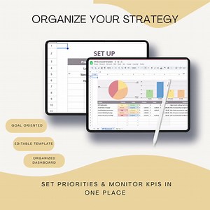 KPI Scorecard Template | Business KPI Dashboard | Project & Performance Tracker - Etsy UK