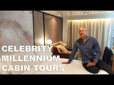 Celebrity Millennium Tour of Three Different Cabins