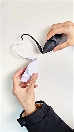 Super Detailed Swan Origami Tutorial#origami#paperart#diy#paper #diycrafts#papercrafts#paperfolding