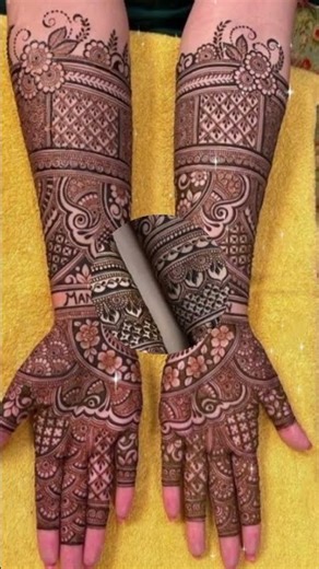 beautiful bride mehandi designs these designs are really simple and easy I'm sure you like