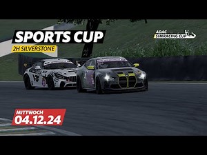 🇩🇪 LIVE 🔴 ADAC SimRacing Sports Cup | Saison 2024/25 | Event 4 | 2h Silverstone
