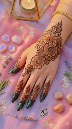 BACK HAND MEHENDI DESIGNS ❤️. #mahendi #music #youtubeshorts #shorts