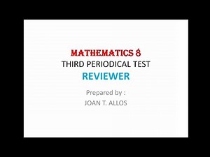 #math 8 Reviewer (Third Quarter Periodical Test)