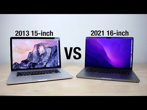 MacBook Pro 2021 vs MacBook Pro 2013 - Unboxing & Comparison!