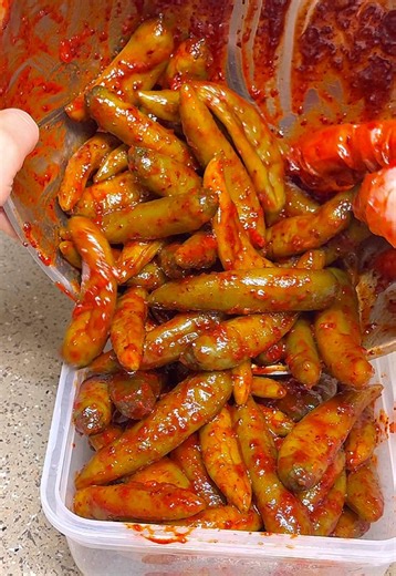 Spicy Fermented Serrano Peppers: A Korean Banchan