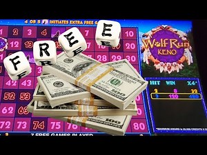 How to Turn FREE PLAY into REAL Money! Wolf Run KENO #keno #kenonation #casino