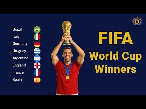 FIFA World Cup Winners (1930 - 2022) 🏆 Every Champion in History