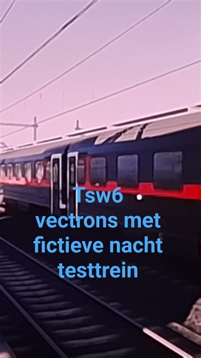 (TSW6/fictiev) Vertrek ns siemens vectron met icn testrein in zwolle