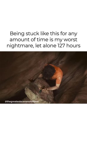 The Greatest Scenes of All Time on Instagram: "127 Hours was released on this day in 2010 🪨 127 Hours is one of those movies that gets under your skin in the best way possible. Danny Boyle took the true story of Aron Ralston, the hiker who got trapped by a boulder in Utah, and turned it into this intense, emotional rollercoaster that’s somehow full of life even though it’s mostly one guy stuck in a canyon. James Franco absolutely crushes it. He carries the whole film on his back, giving a perfo
