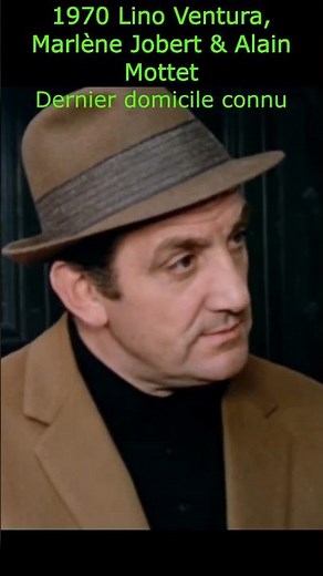 Polar français mythique | Lino Ventura, Marlène Jobert & Alain Mottet Dernier domicile connu #cinema